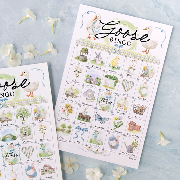 Goose Bingo - Printable Digital Download by Greengate Images