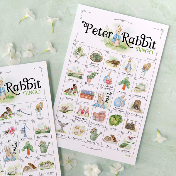 Peter Rabbit Bingo - Printable Digital Download by Greengate Images