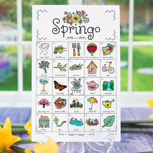 Springo Bingo - Printable Digital Download by Greengate Images