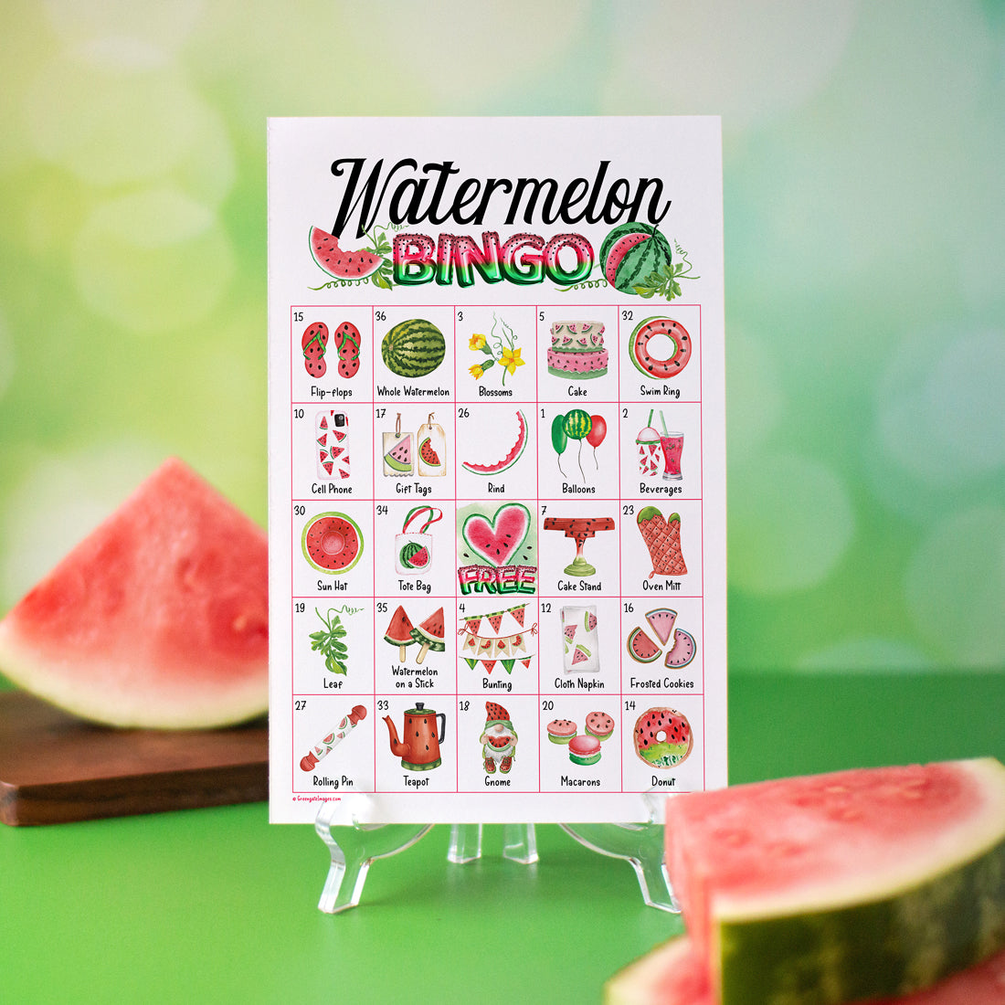 Watermelon Bingo Greengate Images Watermelon bingo greengate images