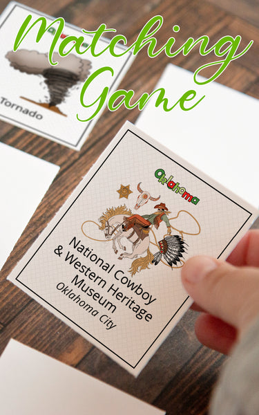 Oklahoma Memory Game - Greengate Images