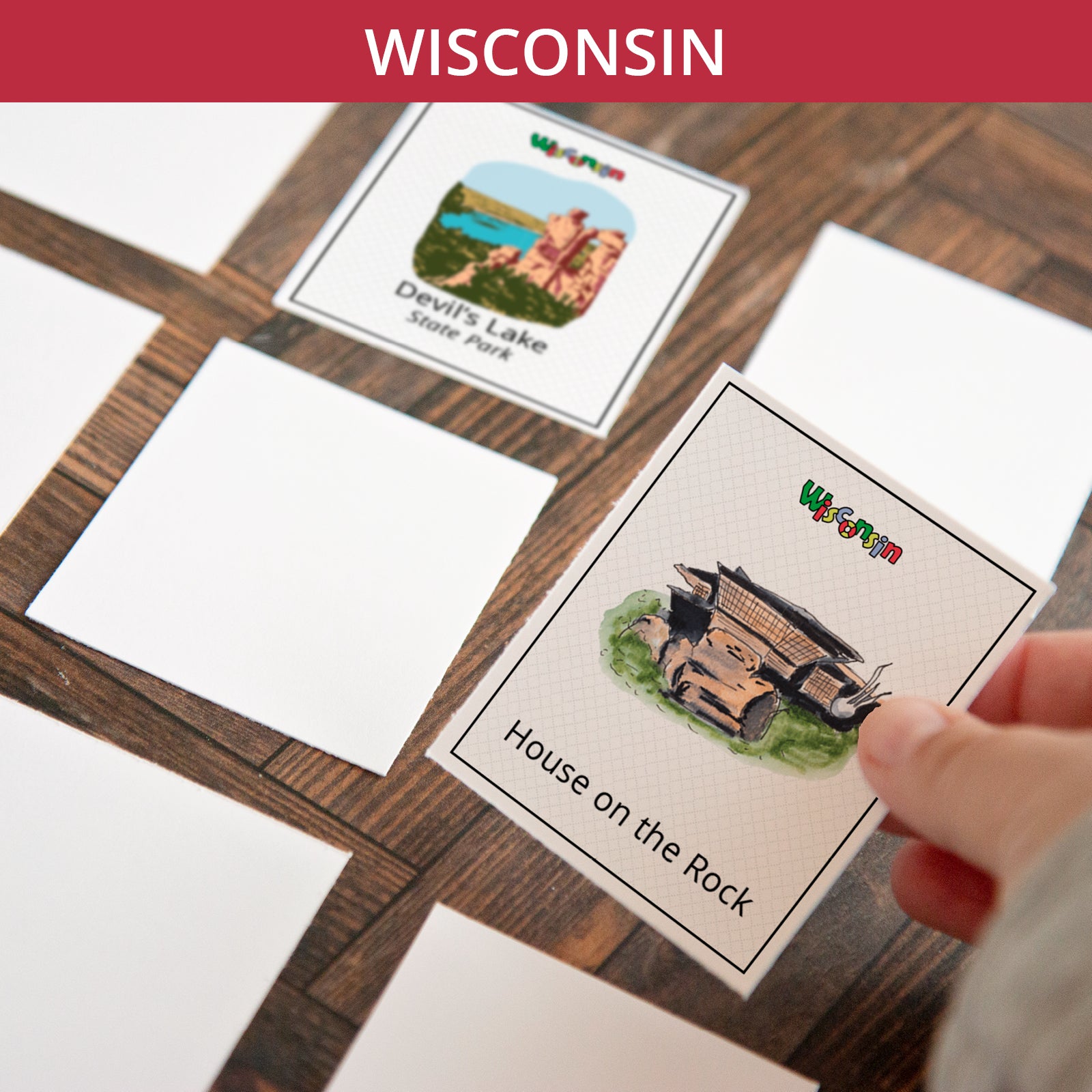 Wisconsin Memory Game - Greengate Images