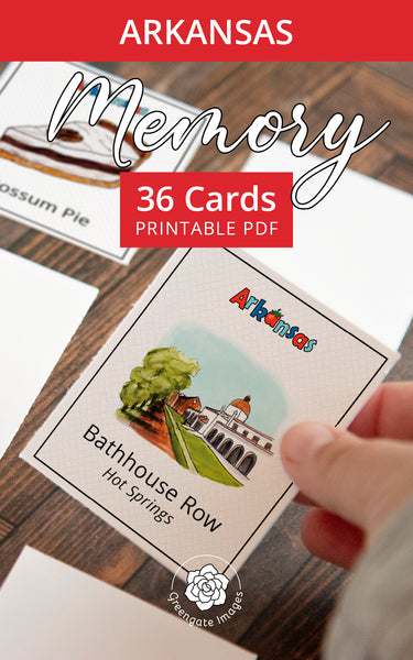 Arkansas Memory Game
