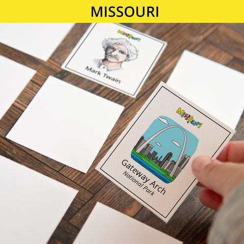 Missouri Memory Game - Printable Digital Download by Greengate Images