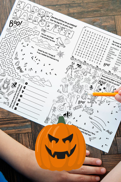 Halloween Activity Page - Printable Digital Download by Greengate Images