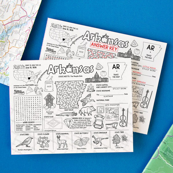 Arkansas Activity Page