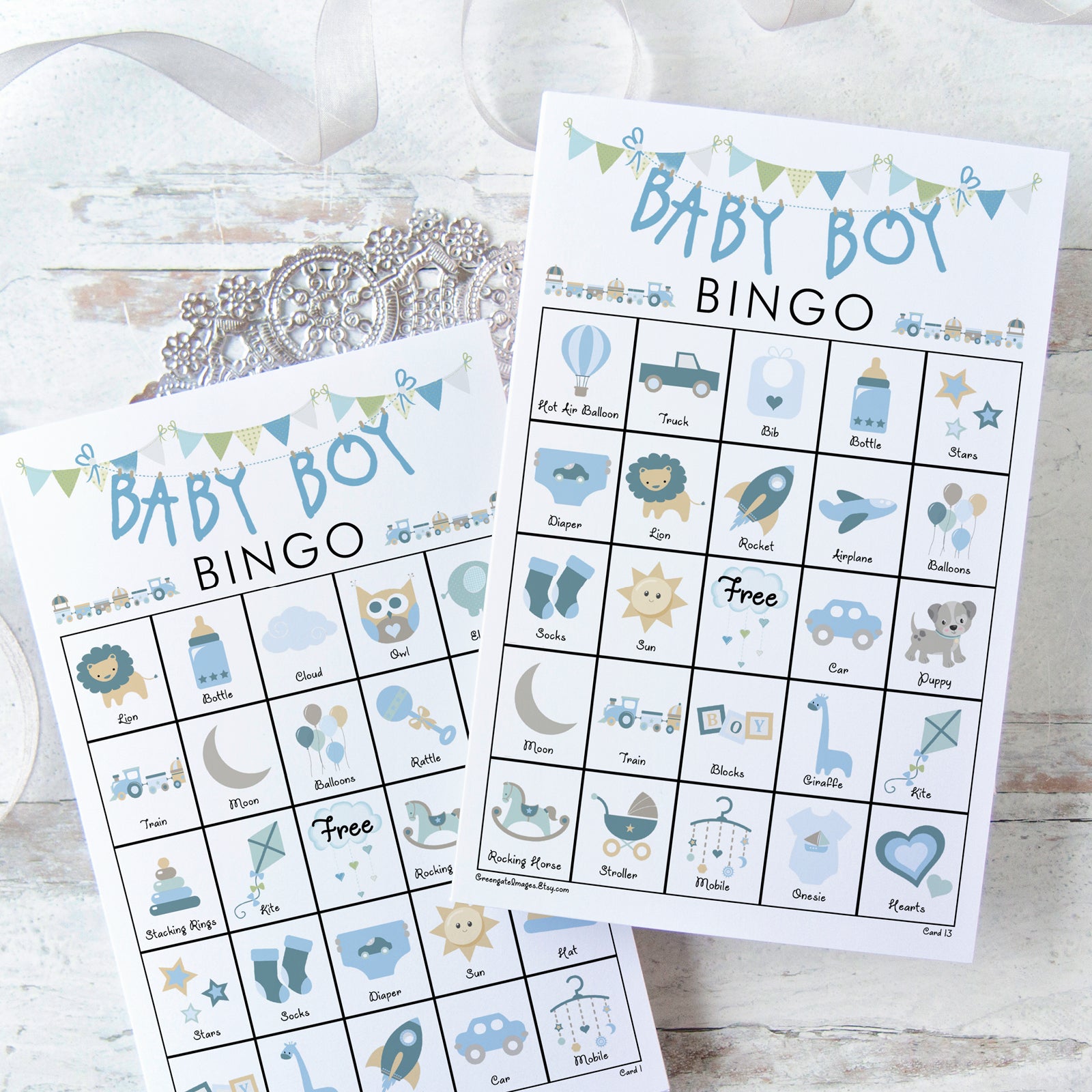 Baby Boy Bingo - Greengate Images