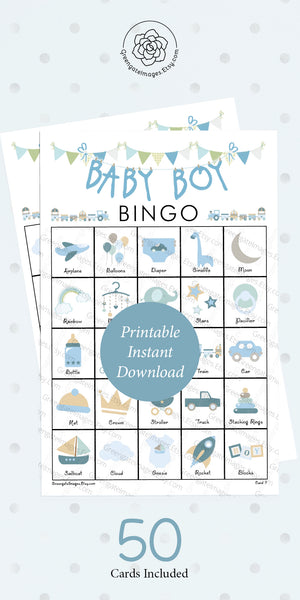 Baby Boy Bingo - Greengate Images