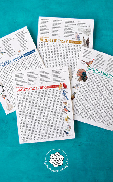 Bird Word Search Bundle - Greengate Images