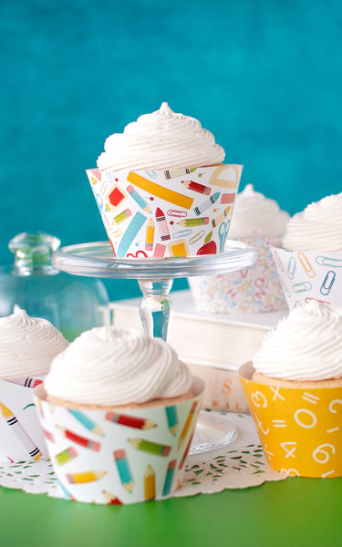 BUNDLE School Cupcake Wrappers - Greengate Images