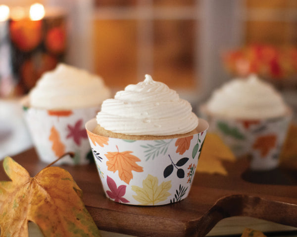 Fall Leaves Cupcake Wrappers
