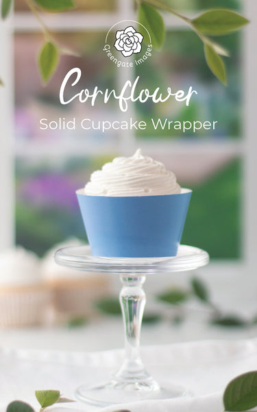Cornflower Cupcake Wrapper