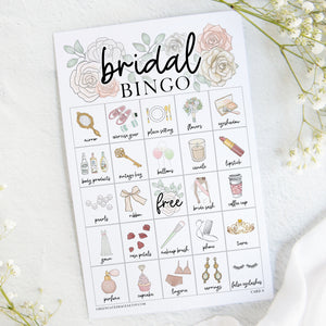 Bridal Bingo - 50 or 100 cards - Printable Digital Download by Greengate Images