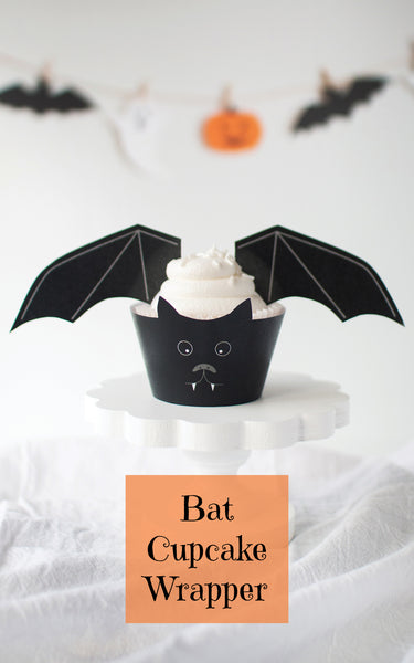 Halloween Bat Cupcake Wrappers