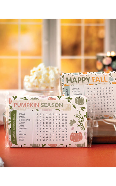 Fall Popcorn Wrapper Duo - Pumpkin Design