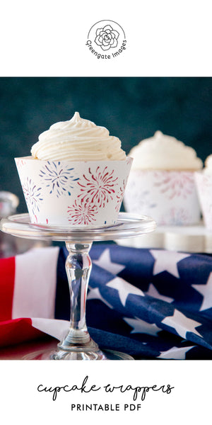 Fireworks Cupcake Wrappers