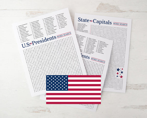 US Word Search Bundle 3-pack - Greengate Images