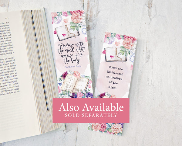 Floral Bookmark Template - Greengate Images