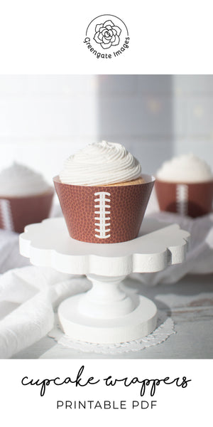 Football Cupcake Wrappers