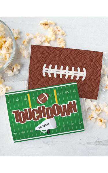 Football Popcorn Wrapper Duo - Greengate Images