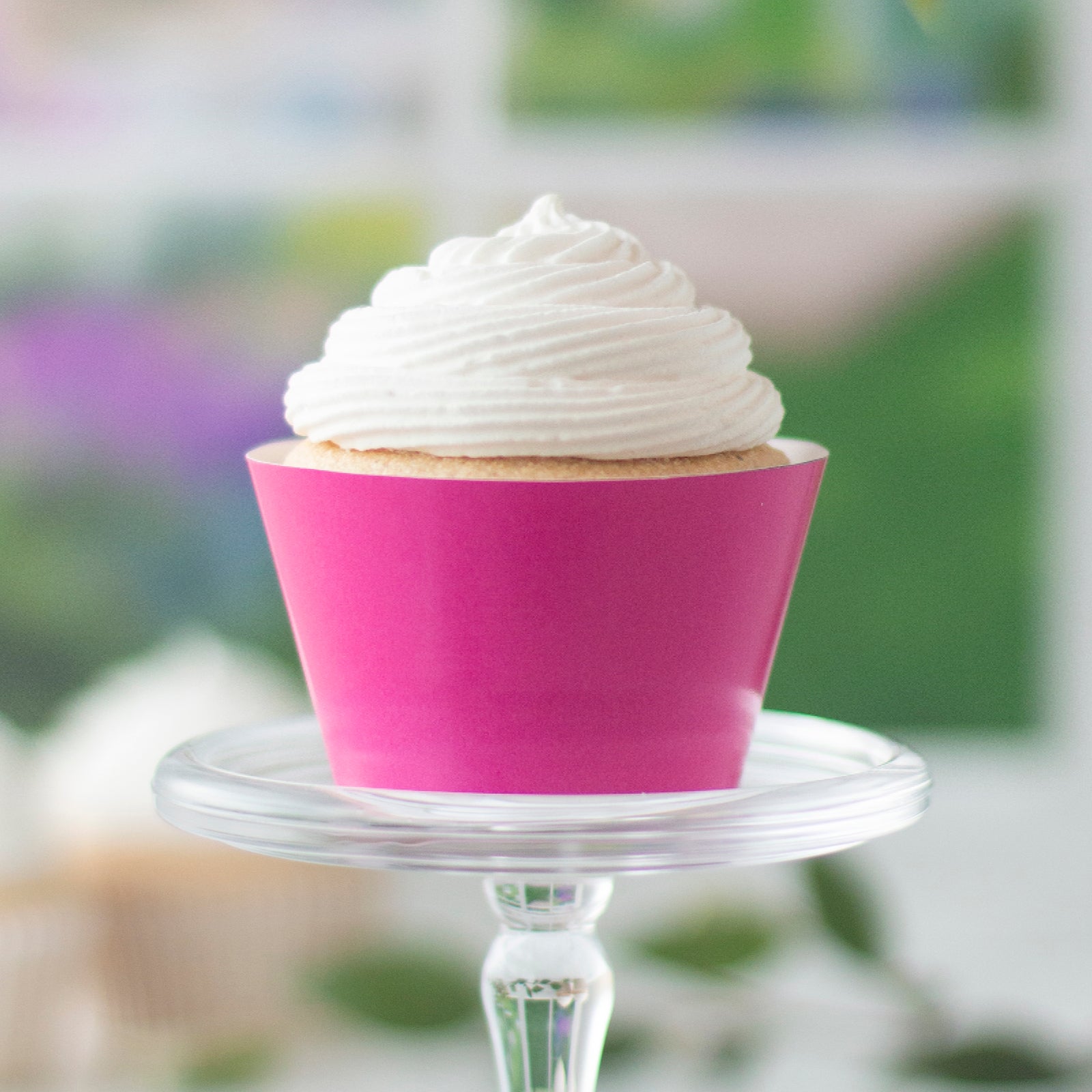 Fuchsia Cupcake Wrapper - Greengate Images