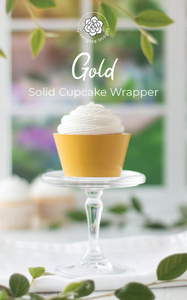 Gold Cupcake Wrapper - Greengate Images