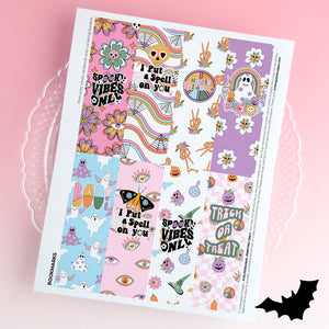 Halloween Bookmarks - Printable Digital Download by Greengate Images