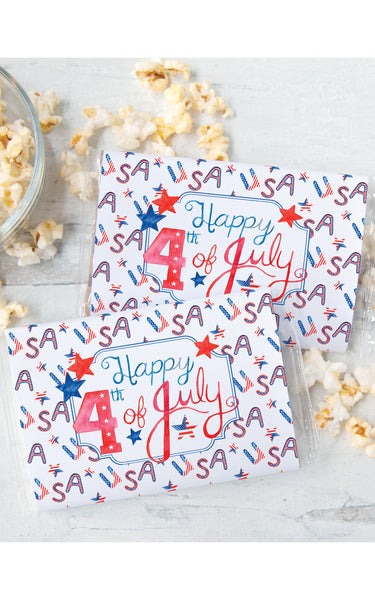 Happy 4th of July Popcorn Wrapper