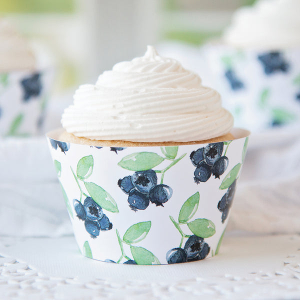 Blueberry Cupcake Wrapper