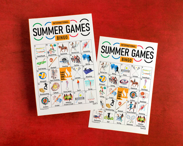 Summer Games Bingo - Printable Digital Download by Greengate Images