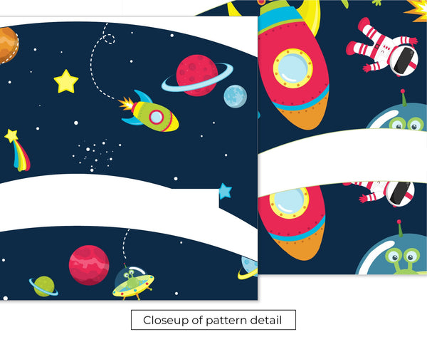 Outer Space Cupcake Wrapper Duo - Printable Digital Download by Greengate Images