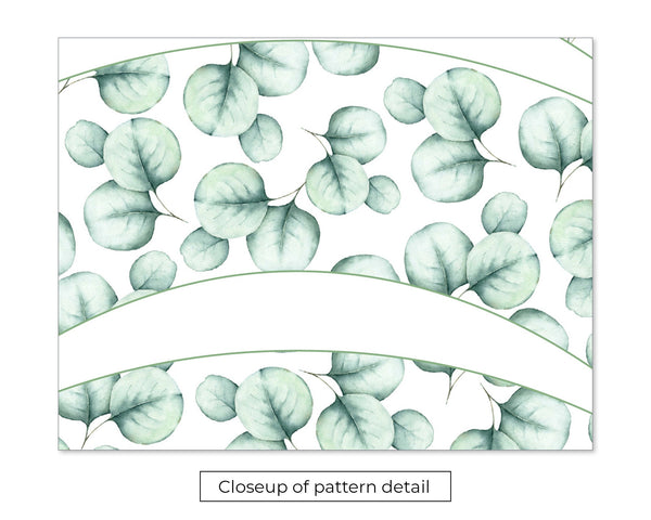 Eucalyptus Greenery Cupcake Wrappers - Printable Digital Download by Greengate Images