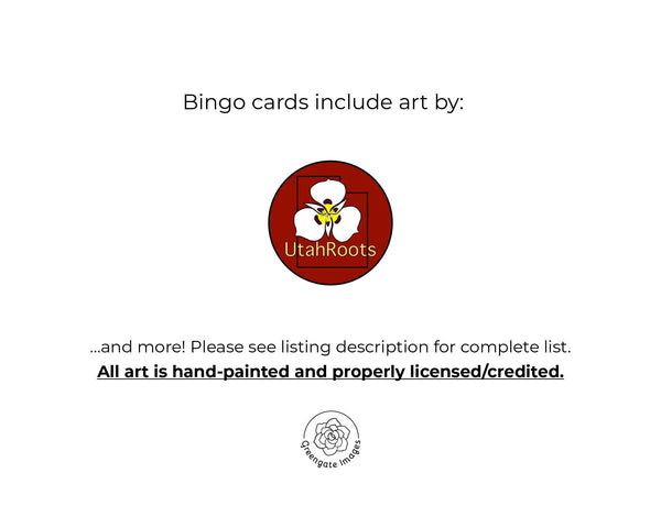 Canada Bingo - Printable Digital Download by Greengate Images