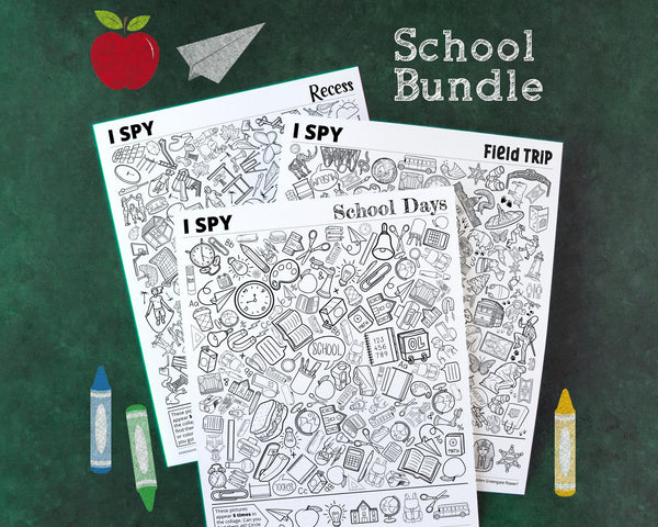 School I Spy Bundle - Printable Digital Download by Greengate Images