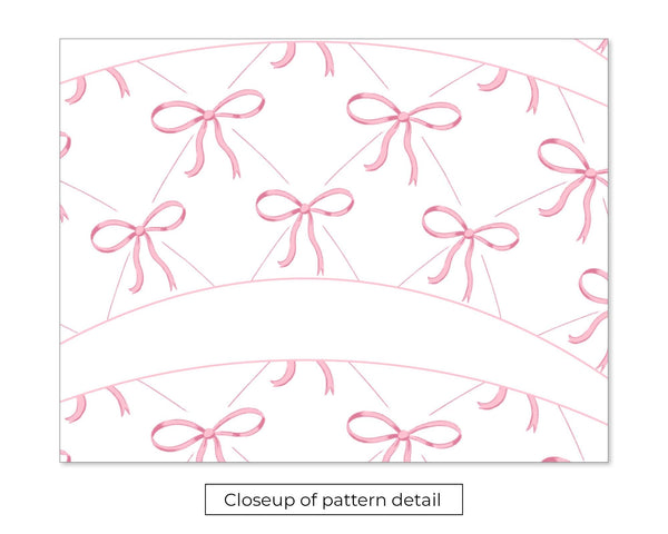 Pink Bow Cupcake Wrapper - Printable Digital Download by Greengate Images
