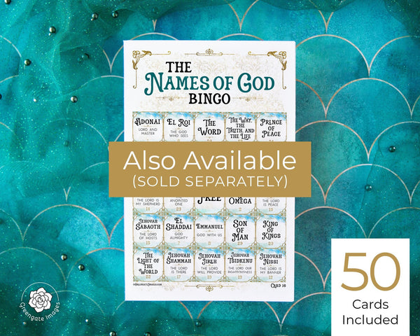 Books of the Bible Bingo - Printable Digital Download by Greengate Images