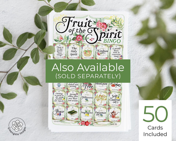 Books of the Bible Bingo - Printable Digital Download by Greengate Images
