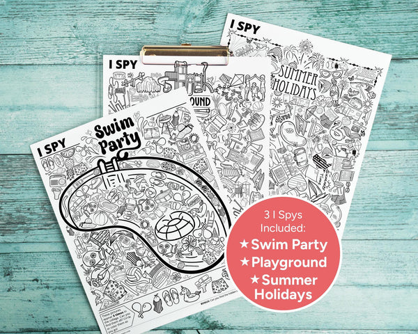 Summer I Spy Bundle - Printable Digital Download by Greengate Images