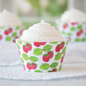 Raspberry Cupcake Wrapper