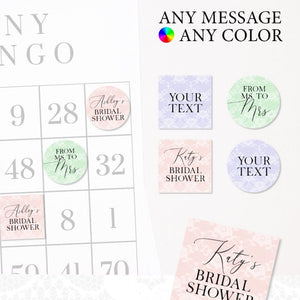 Bingo Markers - Lace