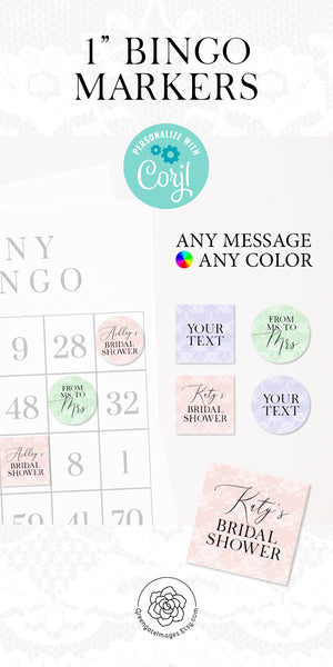 Bingo Markers - Lace