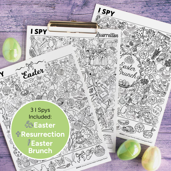 Easter I Spy Bundle - General, Resurrection, Brunch