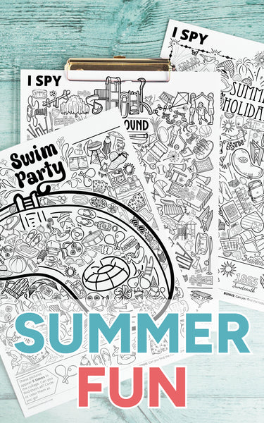 Summer I Spy Bundle - Printable Digital Download by Greengate Images