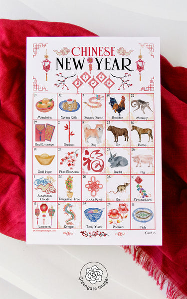 Chinese New Year Bingo