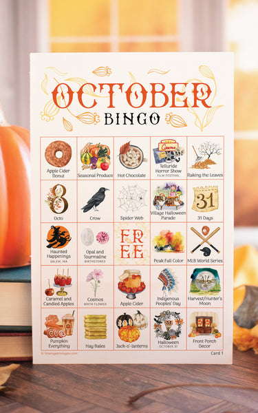 October Bingo