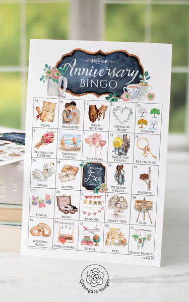 Anniversary Bingo - Greengate Images