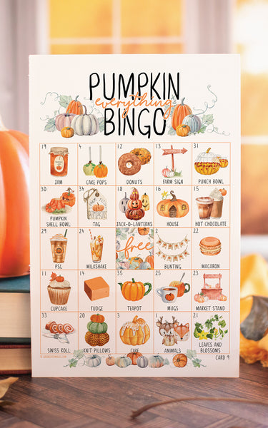 Pumpkin (Everything) Bingo