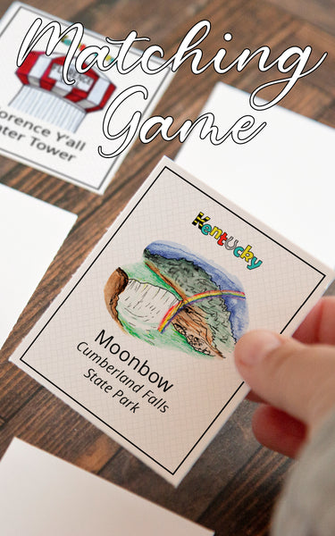 Kentucky Memory Game - Printable Digital Download by Greengate Images