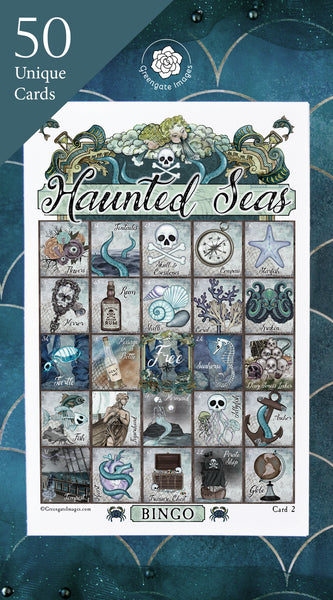 Haunted Seas Bingo - Printable Digital Download by Greengate Images