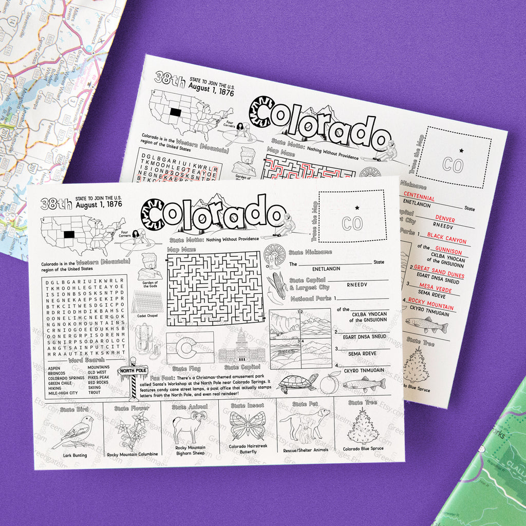 Colorado Activity Map Colorado Activity Page – Greengate Images